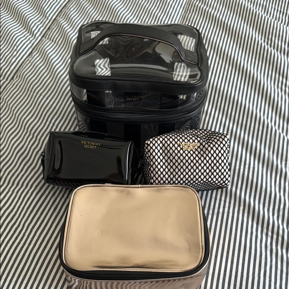 Victoria's Secret Train Case with Stackable Cases